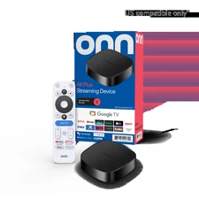 4K plus Streaming Device, Google TV - Ultra-Fast Streaming, Stunning 4K UHD, 16G