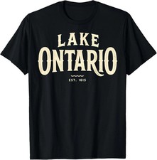 Lake Ontario Unisex T-Shirt Size S-5XL Made in USA