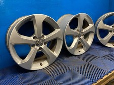 VW Golf MK7 Brooklyn Set Of 4 Alloy Wheels 5G0601025BG 7.5Jx17 G242