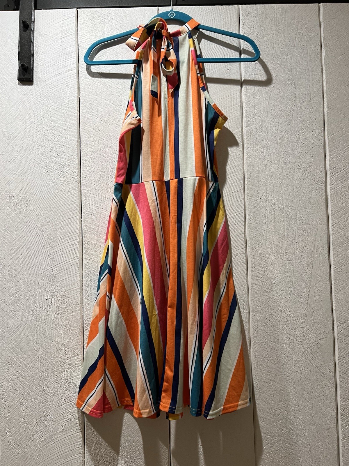 OUGES Women's Halter Neck Floral Summer Casual Su… - image 8