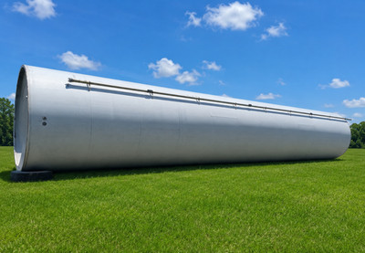 2 SILO PELLET RESIN SILO S MFG BY CST STORAGE 12  x 72   NO RUST! Excellent Cond