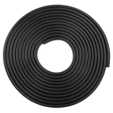 16.5 Ft(5m) Universal Car Door Edge Guards - Rubber U-Shaped Trim Black