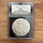 2012 (S) Silver Eagle NGC MS69 Early Releases Struck San Francisco -Black Holder