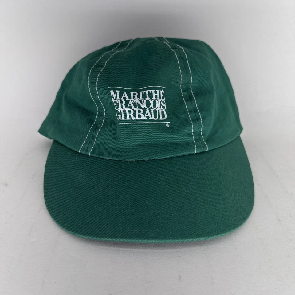 Винтажный Marithe Francois Girbaud зеленый XX = любовь шляпа крышка - Изображение 2 из 4