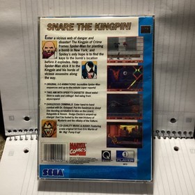 Amazing Spider-Man vs. The Kingpin  for Sega CD Complete In Box CIB Great Shape