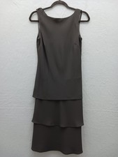 Jones Wear Dress Women's Tiered Midi 8 Black Sleeveless Casual Party Stylish