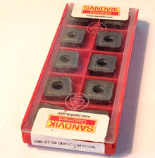 880 07 04 06H C LM H13A SANDVIK *** 10 INSERTS *** 1 GENUINE FACTORY PACK ***