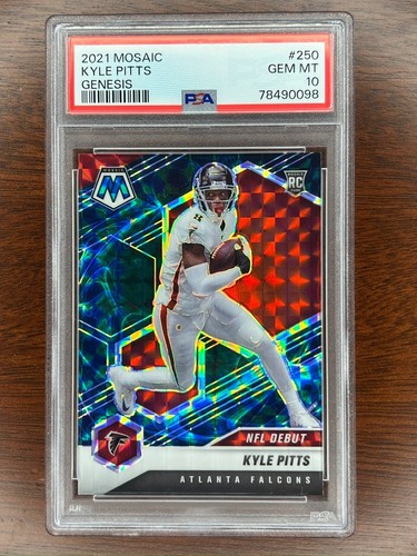 Kyle Pitts [Genesis] #250 2021 Panini Mosaic card