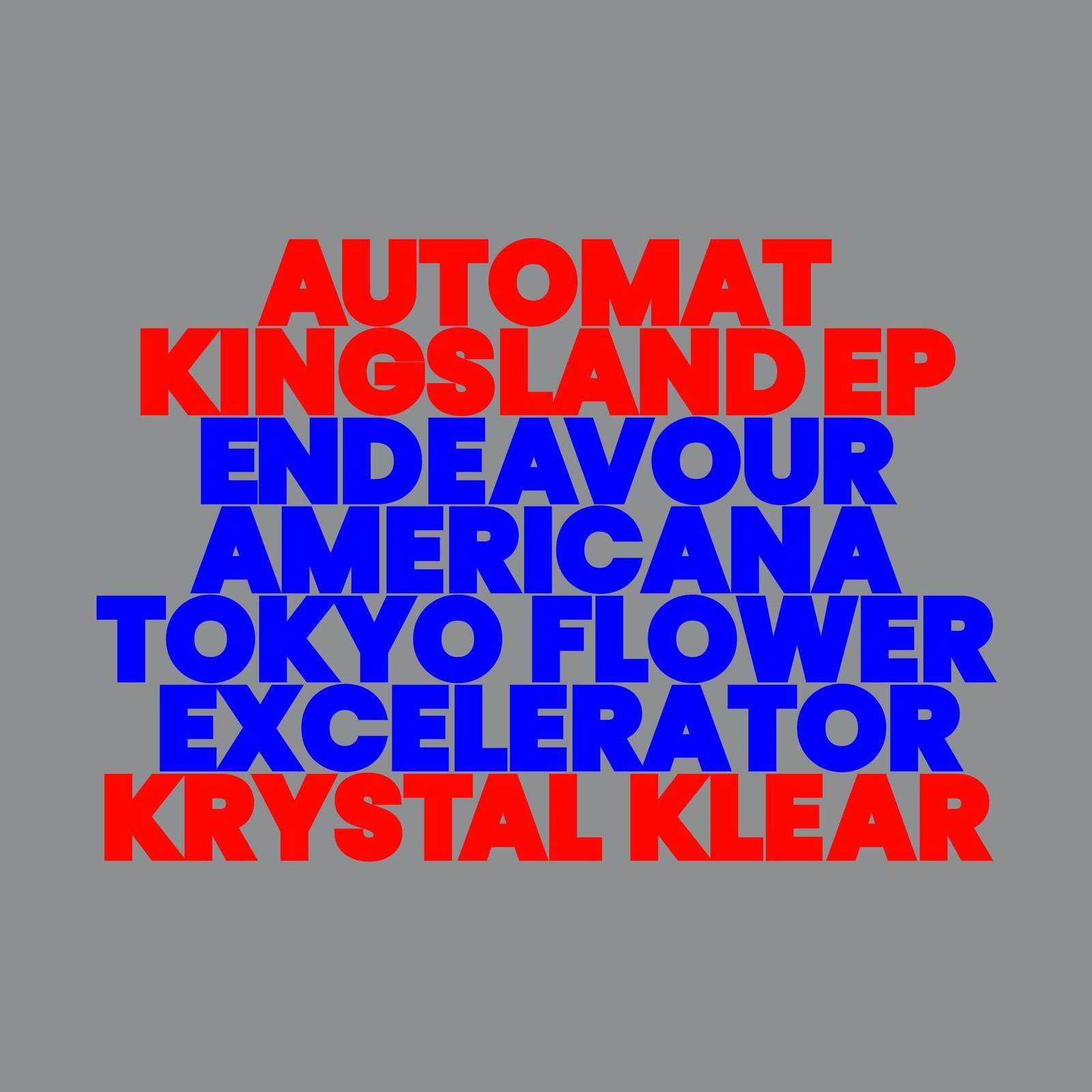 Krystal Klear Automat Kingsland (винил) 12 EP (ИМПОРТ ИЗ Великобритании)