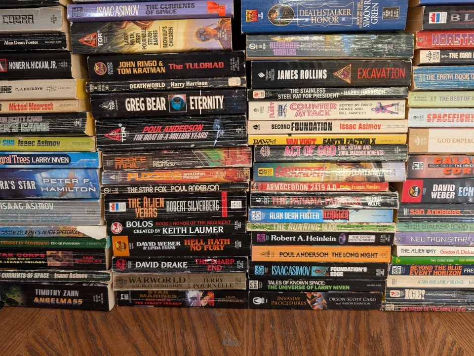 Huge Lot of 175+ Vintage Sci-Fi/Fantasy Paperback Books  ACE DEL REY TOR DAW - Image 4 of 4