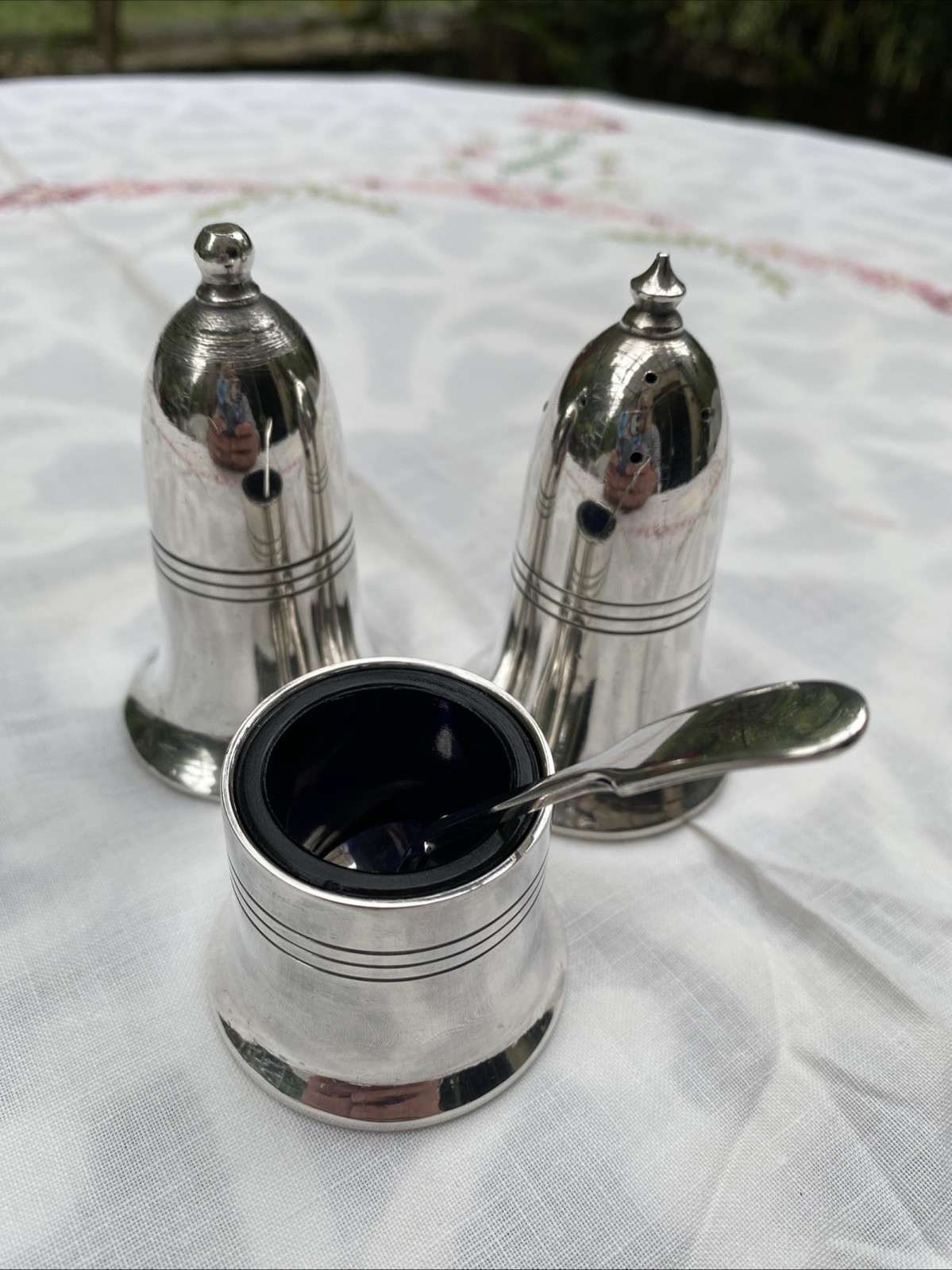 EPNS Silver Plate Arthur Price Cruet Set Excellent Condition Vintage