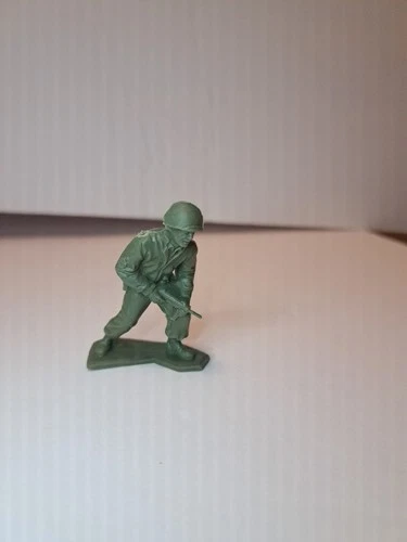 Vintage Sgt Mckenna Marx Gallant Men Toy Soldier  WWII Toy Soldier 1960s