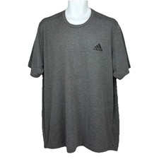 Adidas AEROREADY Athletic T-Shirt/ Men  s XL Gray Cotton Blend