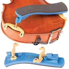 Kun Collapsible Mini 1/16-1/4 Violin Blue Shoulder Rest