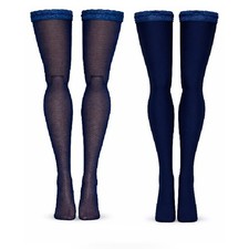 Navy Blue Stockings for 14-15" Child Dolls