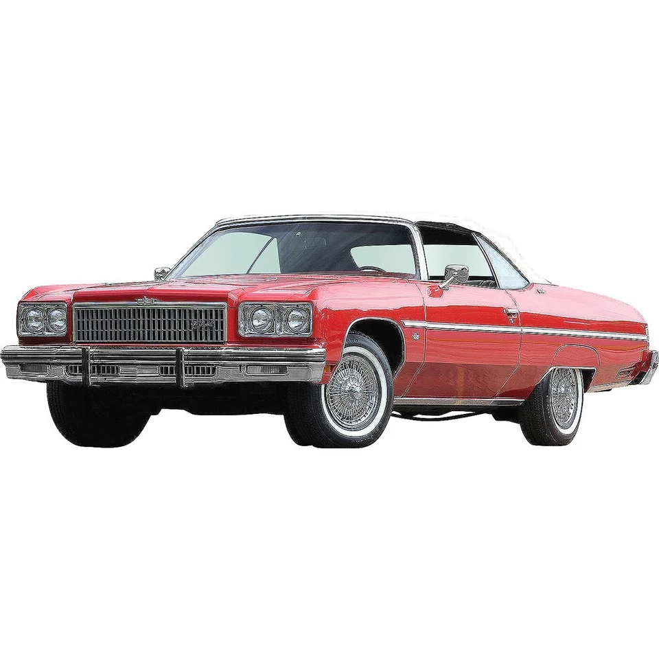 Molduras basculantes inferiores Impala Bel Air Caprice 1971-76; par Foto 2 de 4