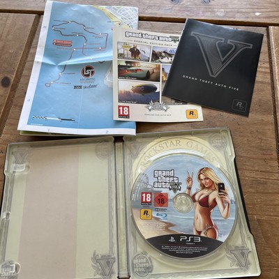 GRAND THEFT AUTO V GTA 5 PS3 Sony PlayStation 3, 2013 - Avec carte et