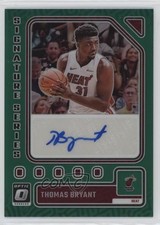 2023 Panini Donruss Optic Signature Series Green Prizm Thomas Bryant Auto 10u3