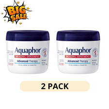 2 Pack Aquaphor Healing Ointment Advanced Therapy Skin Protectant Dry Skin 14 oz