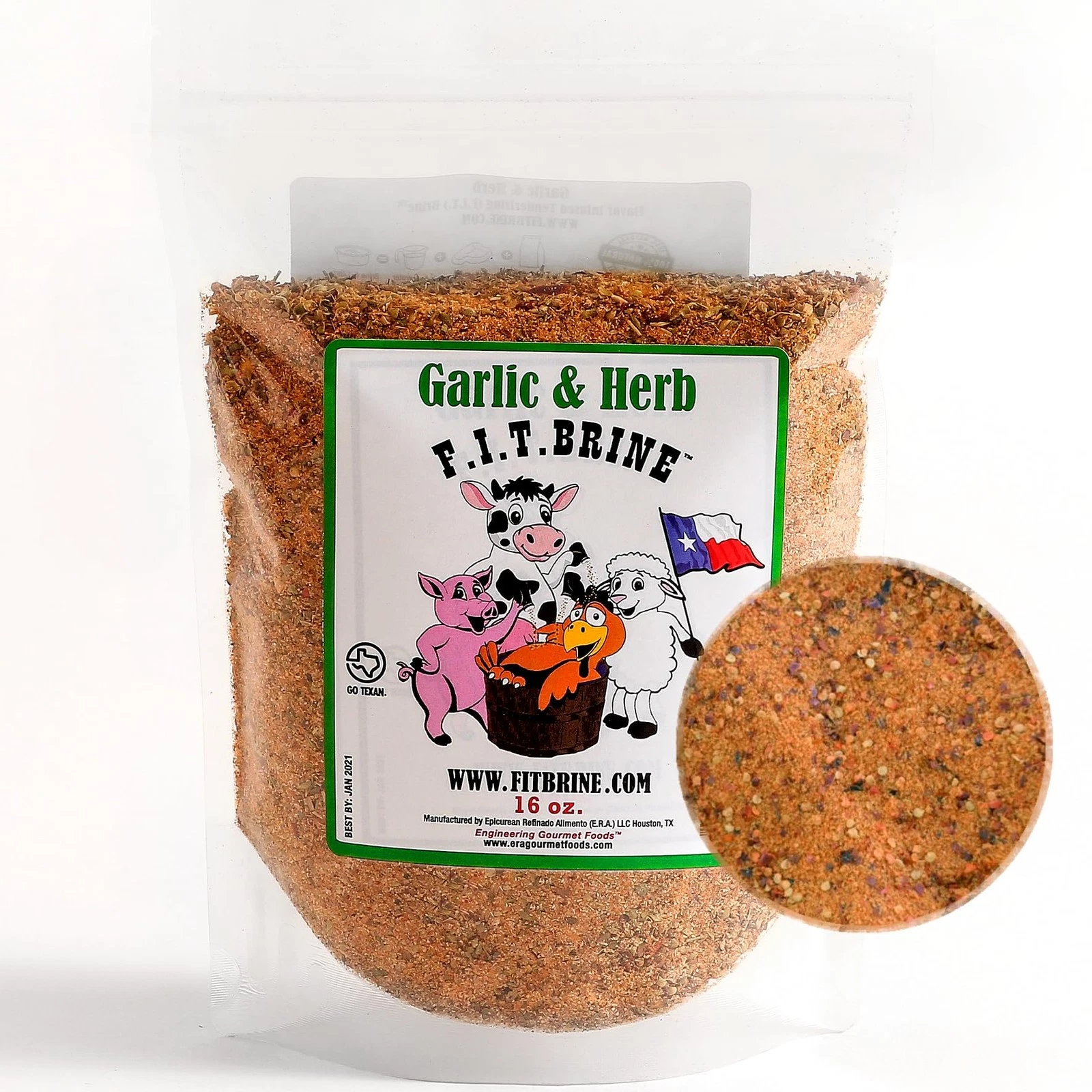FIT Brine - Flavor Infused Tenderizing Brine - Garlic Herb, 16oz | Meat Tend...