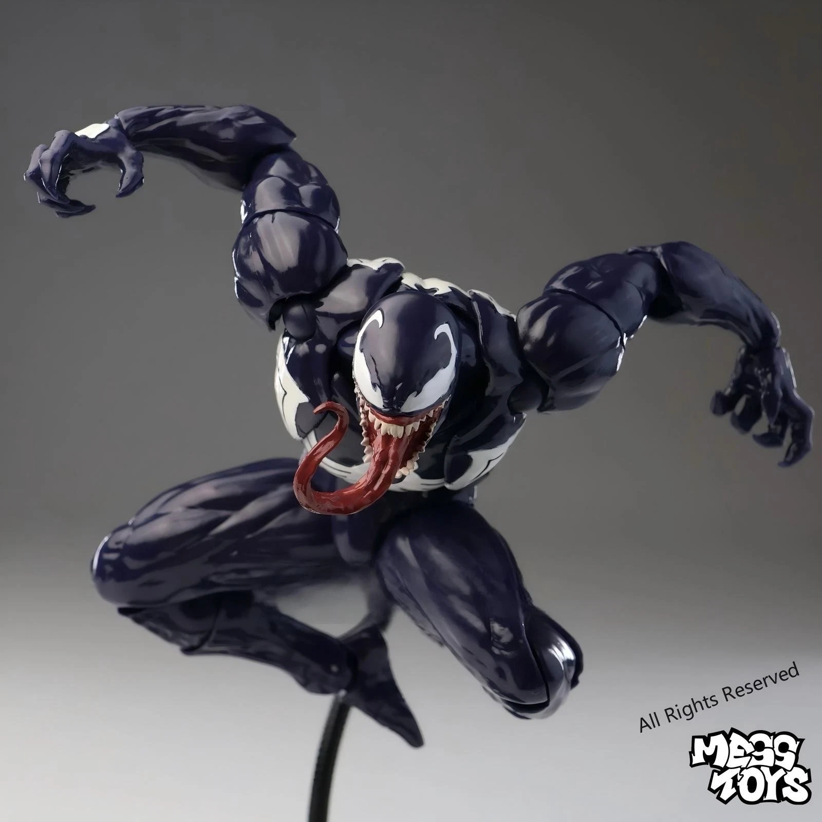 MESS TOYS Venom 1/12 Action Figure Lethal Neighbour Symbiote Collectible - product detail image 2