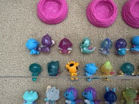 Hatchimals LOT of 35 Figures & Nests