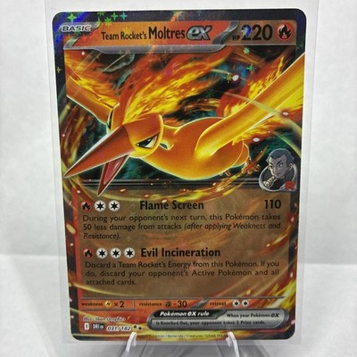 Team Rocket's Moltres ex 031/182 Sv10: Destined Rivals Holo