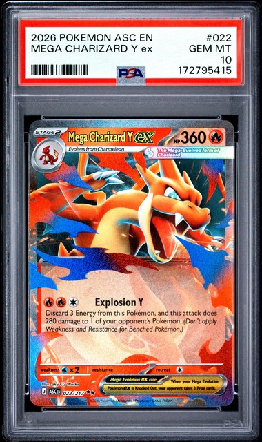 Mega Charizard Y ex #22 (Ascended Heroes)