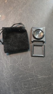 Vintage Small Folding Bausch & Lomb Magnifier Magnifying Glass