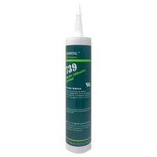 Dowsil 99180649 Silicone Sealant, 10 Oz, Cartridge, Black, Silicone Base, 739