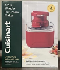 Cuisinart 1-Pint Wonder Ice Cream Maker ICE-M10RV Customizable Flavors