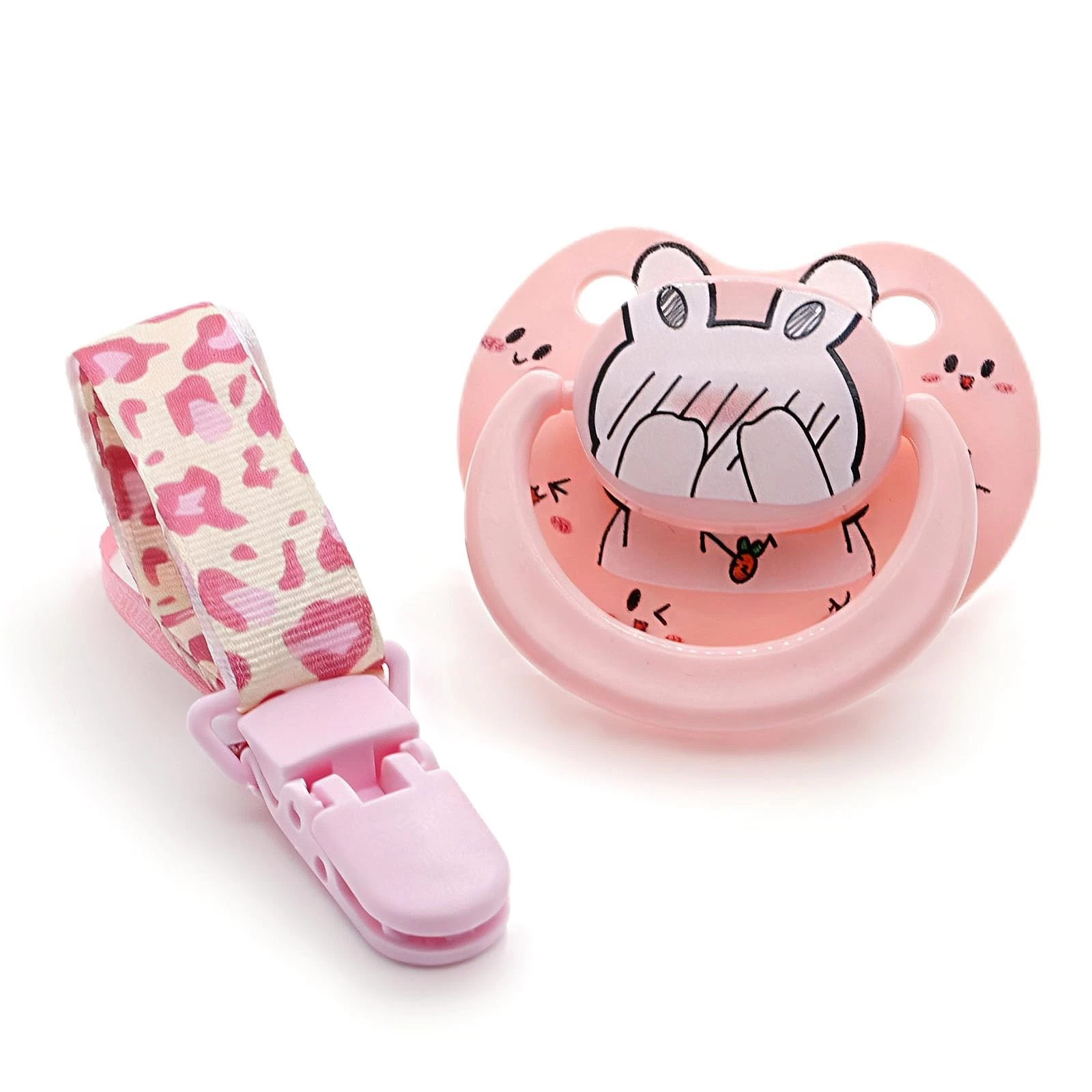 Cute Large Size Pacifier: Big Shield Paci for Anxiety with Paci Clips - Soft ...
Opens in a new wind