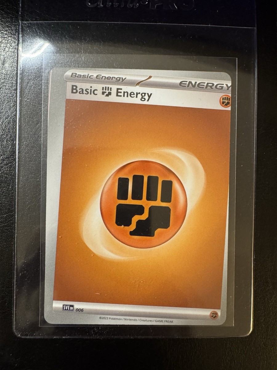 2025 Pokémon Card Fighting Energy SV Era MISCUT ERROR | eBay