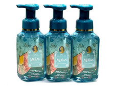 3 BATH  BODY WORKS DISNEY PRINCESS MULAN GENTLE CLEAN FOAMING HAND SOAP 8.75 OZ