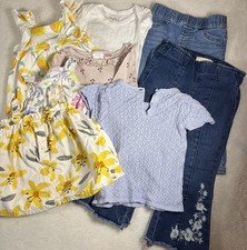 Lot Of 12-24 Month Girls Clothes 8pc, Mixed Brands Including GAP, 7 Jeans, Etc.