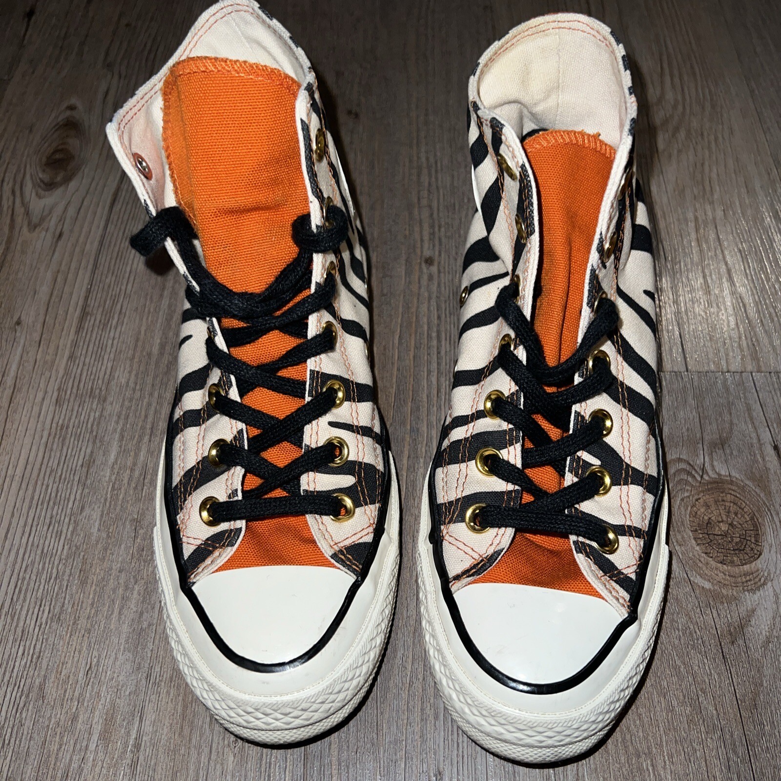 Converse You All Star Custom Zebra Print KIMMY K Size Women's 7 thumbnail 2