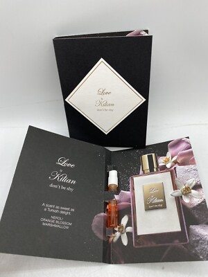 2x Kilian Love Don't Be Shy Eau de Pafum Women Sample Size .05oz / 1.5mL Perfume