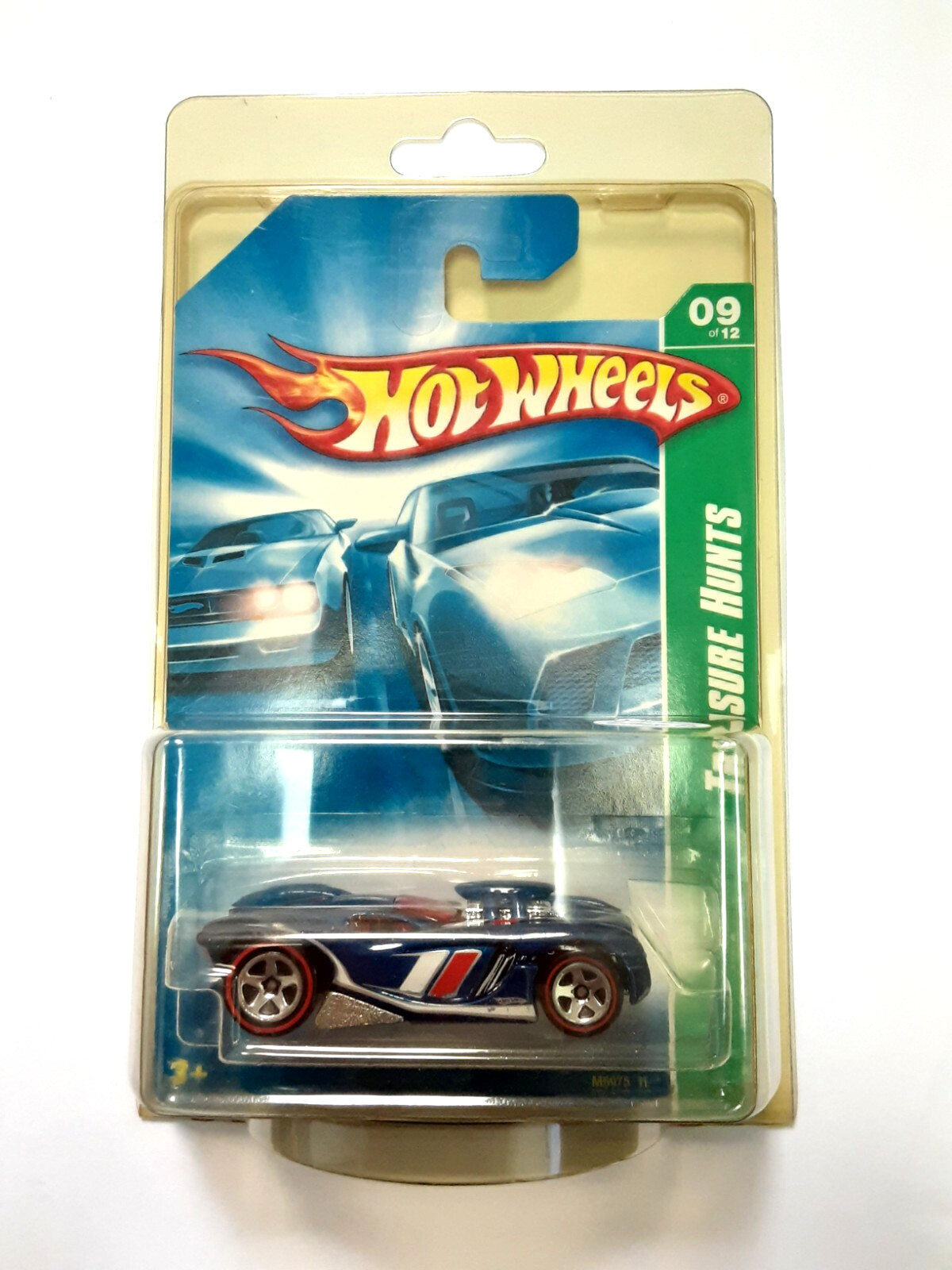 Hot Wheels 2008 Treasure Hunts 16 ANGELS Blue Car #9/12 NOC In Protector    C6
