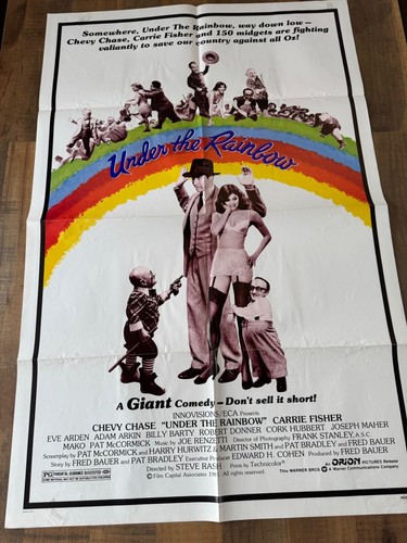 Chevy Chase, Carrie Fisher - UNDER THE RAINBOW - 1 Sheet - 第 1/1 張圖片