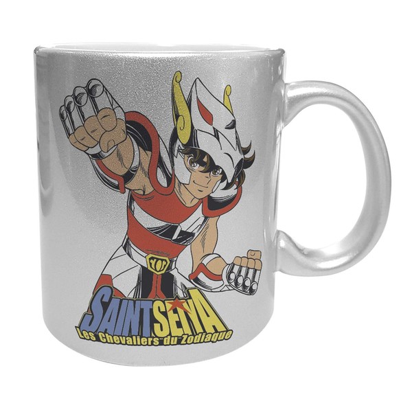 Saint Seiya Mug 320Ml Pegasus Subli Silver Us-Box Pokal Keramik Abystyle-image