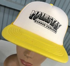 VTG Mainstay Barber Parlours Snapback Baseball Cap Hat Mesh Trucker