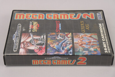 mega games 6 golden axe shinobi streets of rage sega megadrive complet PAL EUR