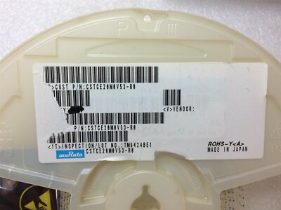 CSTCE20M0V53-R0 MURATA CERAMIC RES 20.0000MHZ 15PF SMD ROHS 20 PIECES