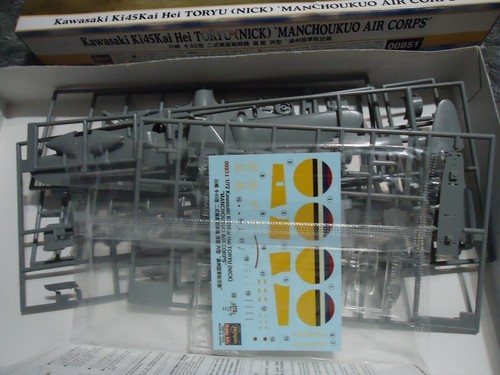 KIT MODELO ESCALA 1/72 HASEGAWA KAWASAKI KI45KAI HEI TORYU AVIÓN DE COMBATE 00851 (n) - Imagen 3 de 5