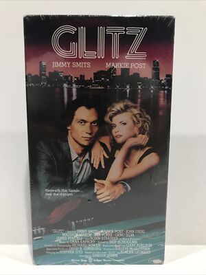 NEW Glitz VHS HTF Sealed Rare1988 Jimmy Smits Markie Post Action Movie OOP Clean