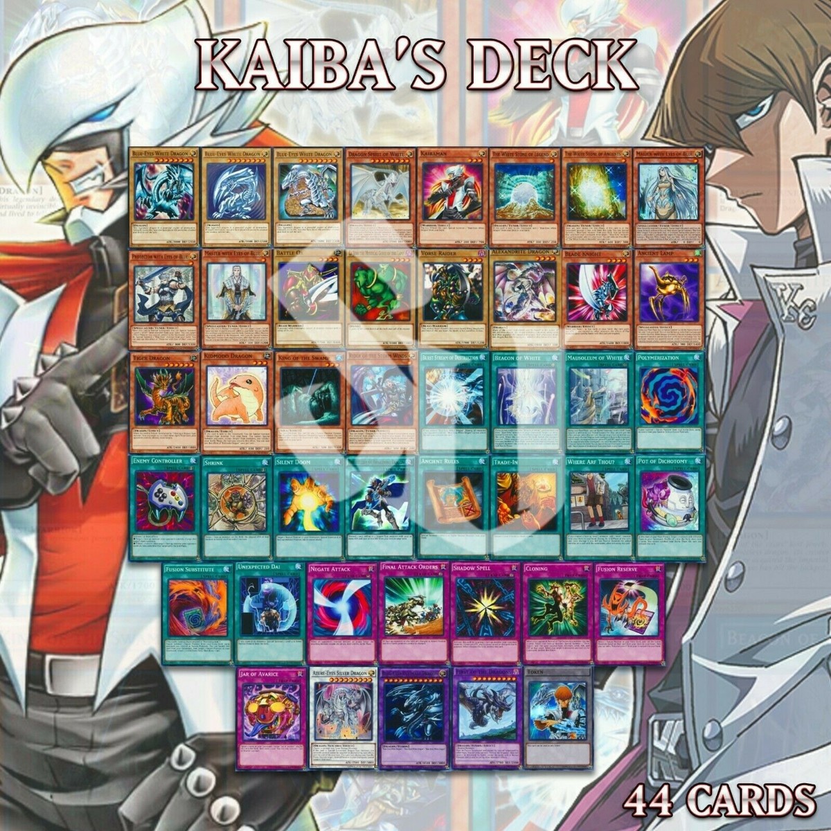 yugioh kaiba deck list Yu-Gi-Oh! Kaiba Starter Deck (2002) Complete Set| TradingCardSets.Com main image 1