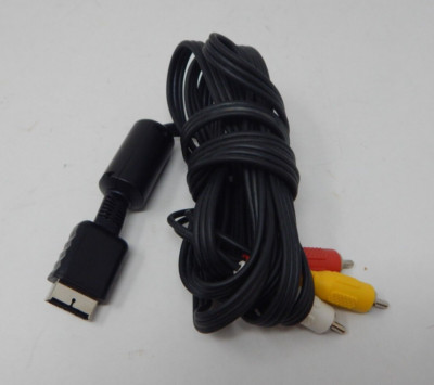 Sony Playstation ( PS1 PS2 PS3 SLIM ) AV Audio Video Cable Cord - OEM Official