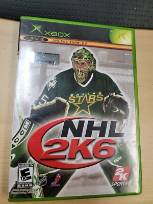 NHL 2K6 (Microsoft Xbox, 2005) Complete with Manual Tested
