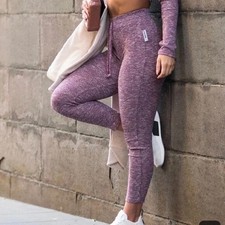 Gymshark Slounge Leggings Khaki Marl XS 