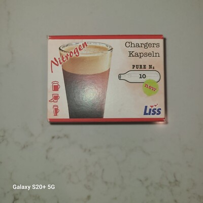 360 Liss Food Grade N2 Cartridges for Nitro Cold Brew Coffee